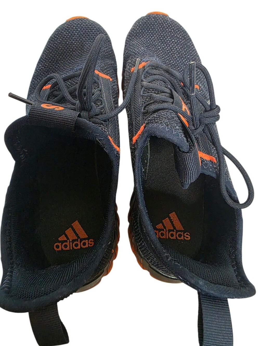 Adidas FortaRun Unisex Kids Athletic Sneakers Black/Orange US 7 - Picture 5 of 6